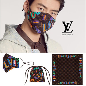 ルイヴィトン マスク 偽物 LV×NBA予約受付中マスク&カバー＆バンダナセット MP3031