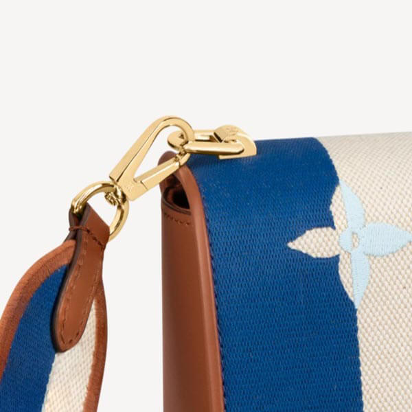 【ヴィトンショルダーバッグコピー】LV☆ショルダーバッグ ストライプ 青☆M57659