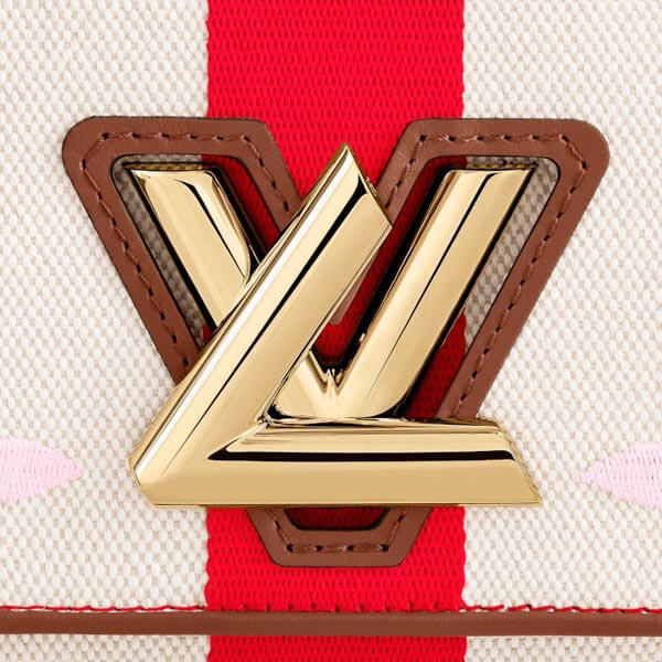 【ルイヴィトンコピーバック】LV☆ショルダーバッグ ストライプ 赤☆M57722