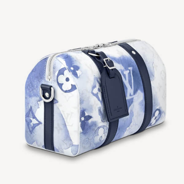 ルイヴィトン ウォーターカラー 偽物 21SS☆水彩 WATERCOLOR シティ キーポル M45757