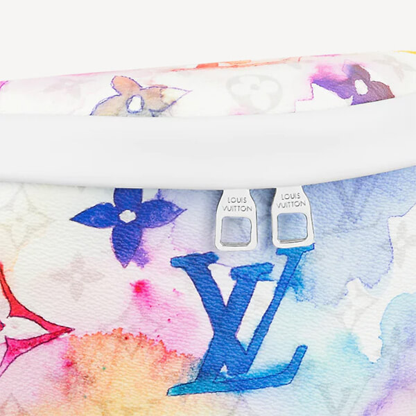 ルイヴィトン ウエストポーチ 偽物 LV ウォーターカラー WATERCOLOR 新作☆バムバック ショルダー 白 M45759