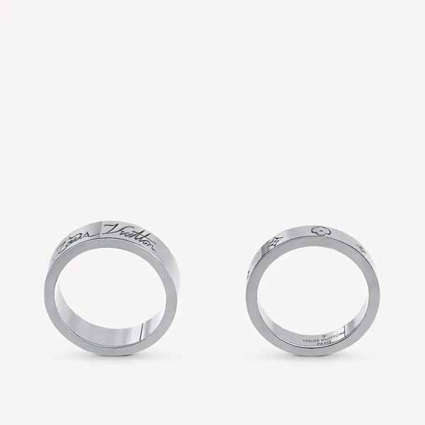 21FW新作 ルイヴィトン リング 偽物 BAGUE YOU AND ME 2連リング