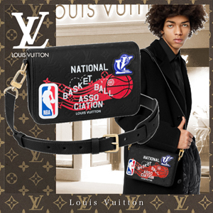 21FW ルイヴィトン ショルダーバッグ 偽物 LV×NBA限定コラボ★ステュディオメッセンジャー★