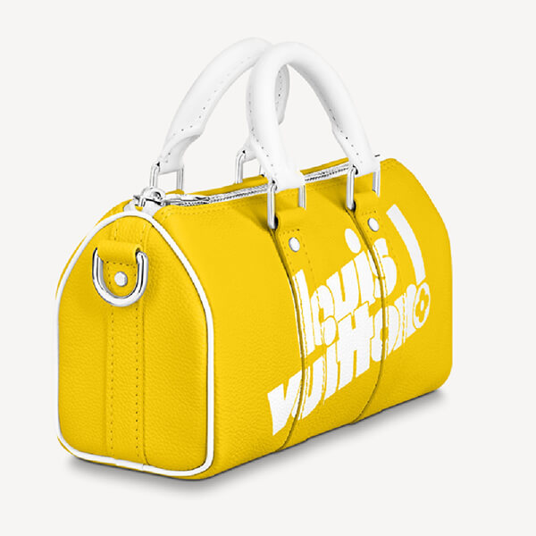 エブリデイLV 偽物【ルイヴィトン ショルダーバッグ コピー】21AW Keepol XS yellow M80842