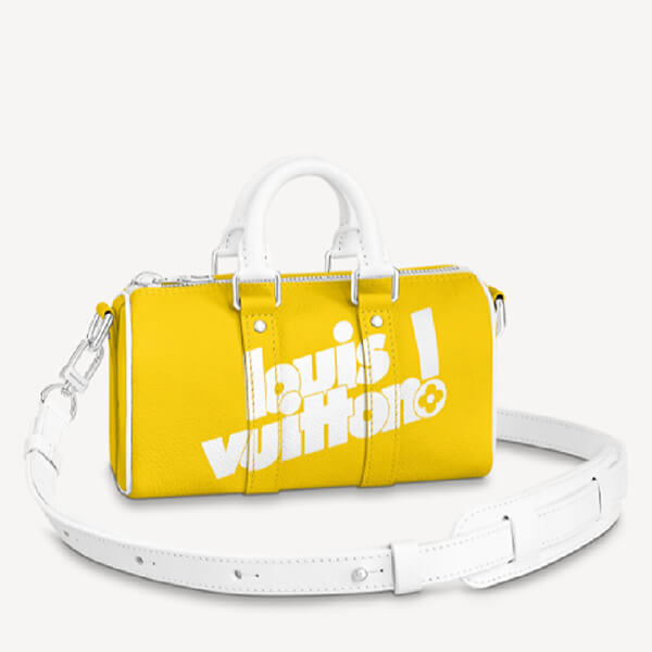 エブリデイLV 偽物【ルイヴィトン ショルダーバッグ コピー】21AW Keepol XS yellow M80842