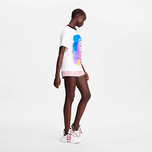 個性的な ルイヴィトン Tシャツ パロディ HEURES D’ABSENCE T-SHIRT 1A98TI