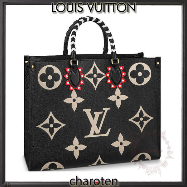 入手困難★ルイヴィトン オンザゴー コピー GM★モノグラムクラフティ​ ブランドバッグ 偽物​ ON THE GO LV CRAFTY EMPREINTE