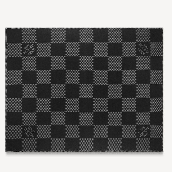 ★​ルイヴィトン ブランド ブランケット コピー★カシミア混ウールのダミエブランド 毛布 コピー 140 x 180cm