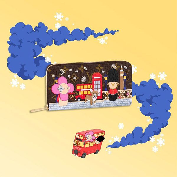 【クリスマス仕様】​ルイヴィトン ジッピーウォレット 偽物 ラウンドジップ モノグラム M80861
