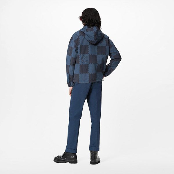 22SS★​ルイヴィトン ジャケット 偽物 NIGO 2 ダミエ ウインドブレーカー 1A9GVM