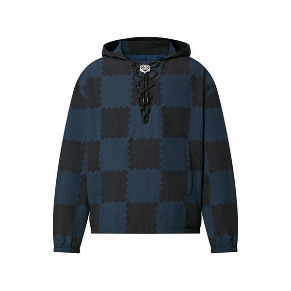 22SS★​ルイヴィトン ジャケット 偽物 NIGO 2 ダミエ ウインドブレーカー 1A9GVM