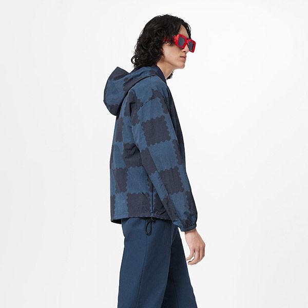 22SS★​ルイヴィトン ジャケット 偽物 NIGO 2 ダミエ ウインドブレーカー 1A9GVM