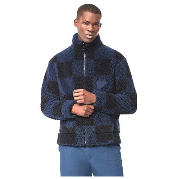 NIGOコラボ新作 ルイヴィトン ジャケット コピー メンズ ブルゾン DAMIER FLEECE 1A9GKL