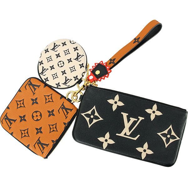 ルイヴィトン ポシェット 偽物トリオ LV ポーチ新作入手困難 M69516