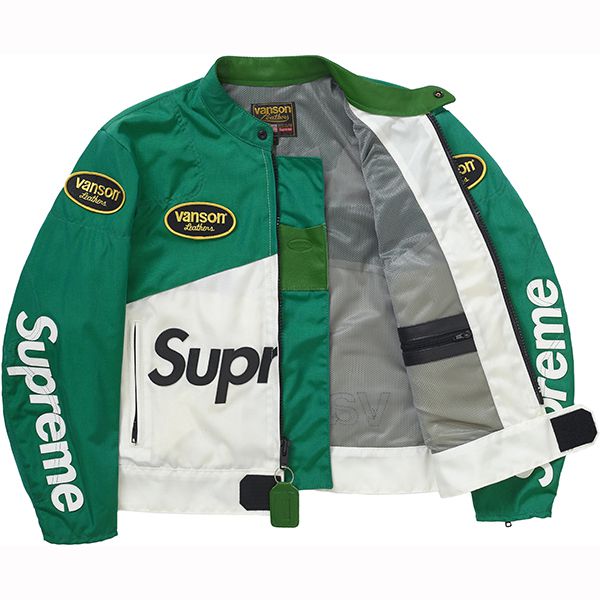 vanson 偽物 シュプリーム 偽物 バンソン レザーズ コーデュラ ジャケット Supreme Vanson Leathers Cordura Jacket ss 21 week 13