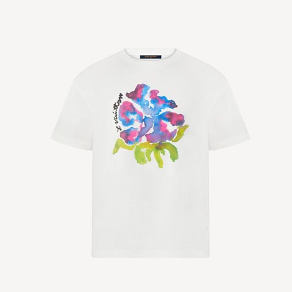 ルイヴィトン フラワードロップショルダーTシャツ 偽物 1A9GP3すぐ届く