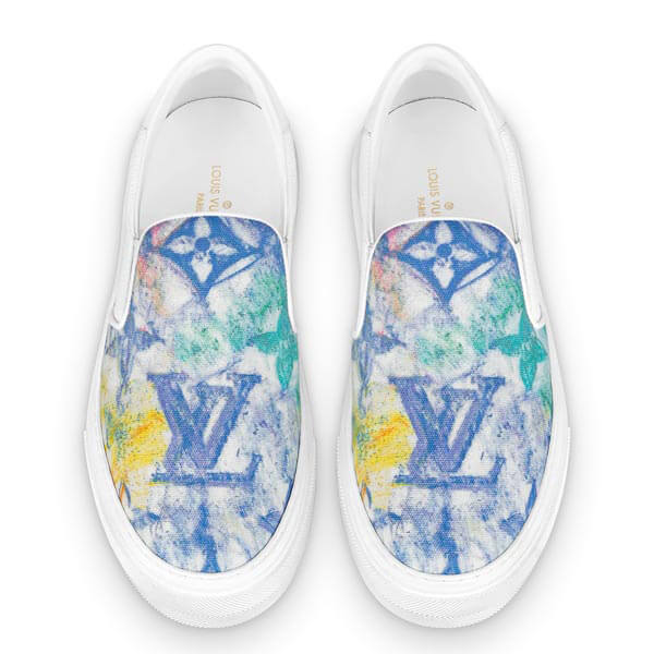 LV パステルカラー スニーカー コピー モノグラム ルイヴィトン  ★トロカデロライン 1A8JWH