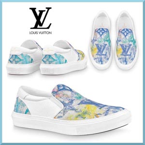 LV パステルカラー スニーカー コピー モノグラム ルイヴィトン  ★トロカデロライン 1A8JWH