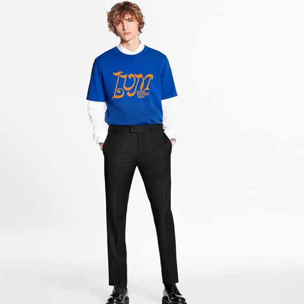 ルイヴィトン Tシャツ 偽物 大人気 LVMインターシャTシャツ1A8H2B