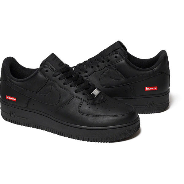 ★シュプリーム エアフォース1 偽物 cu9225-100 偽物 シュプリーム ナイキ スニーカー コピー AIR FORCE 1 LOW★Black