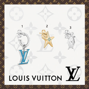 ルイヴィトン ピアス コピー 遊び心溢れる一品LV☆ブックル LVタートル☆ピアス 3点セット M00281