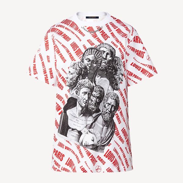 人気【ルイヴィトン】スランティドシグネチャーバストTシャツ 偽物1A9BJI
