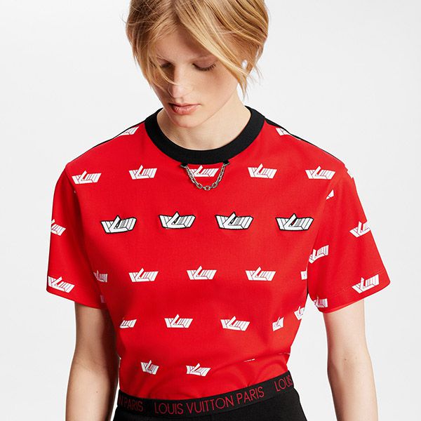 《人気★》ルイヴィトン ヴィテスTシャツ 偽物 半袖 ロゴ コットン レディース 3色1A99LW