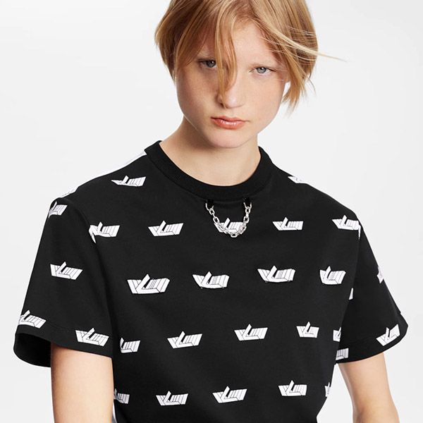 《人気★》ルイヴィトン ヴィテスTシャツ 偽物 半袖 ロゴ コットン レディース 3色1A99LW