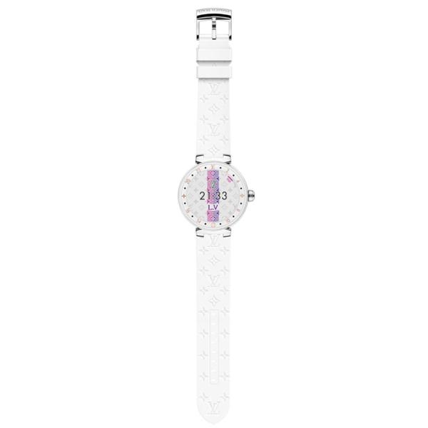 ​タンブールホライゾン v2 コピー ルイヴィトン スマートウォッチ 偽物 TAMBOUR HORIZON PURE WHITE 42 MY LV TAMBOUR QA080Z