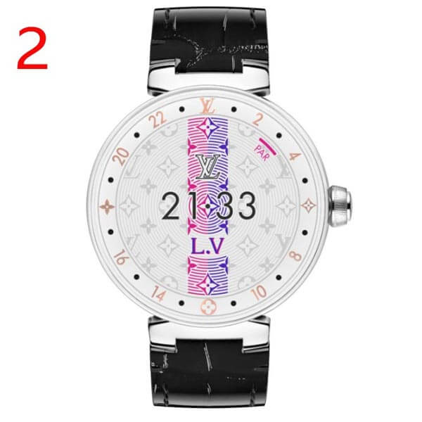 ​タンブールホライゾン v2 コピー ルイヴィトン スマートウォッチ 偽物 TAMBOUR HORIZON PURE WHITE 42 MY LV TAMBOUR QA080Z
