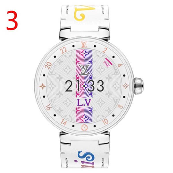​タンブールホライゾン v2 コピー ルイヴィトン スマートウォッチ 偽物 TAMBOUR HORIZON PURE WHITE 42 MY LV TAMBOUR QA080Z