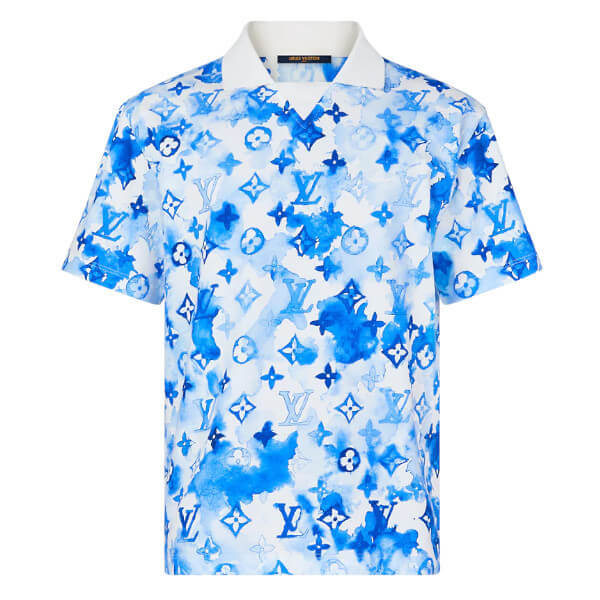 【新作】ルイヴィトン Ｔシャツ コピー   ウォーターカラーモノグラムポロ 1A8QXG