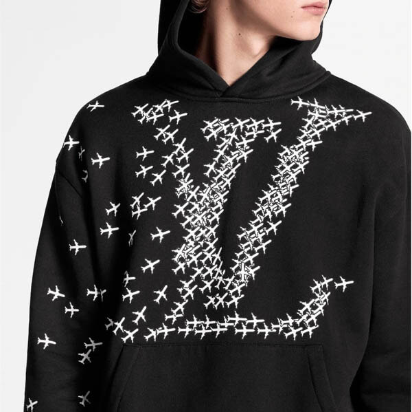 ルイヴィトン パーカー コピー LV 希少☆ PLANES PRINTED HOODIE 1A5WAX1A5WAY