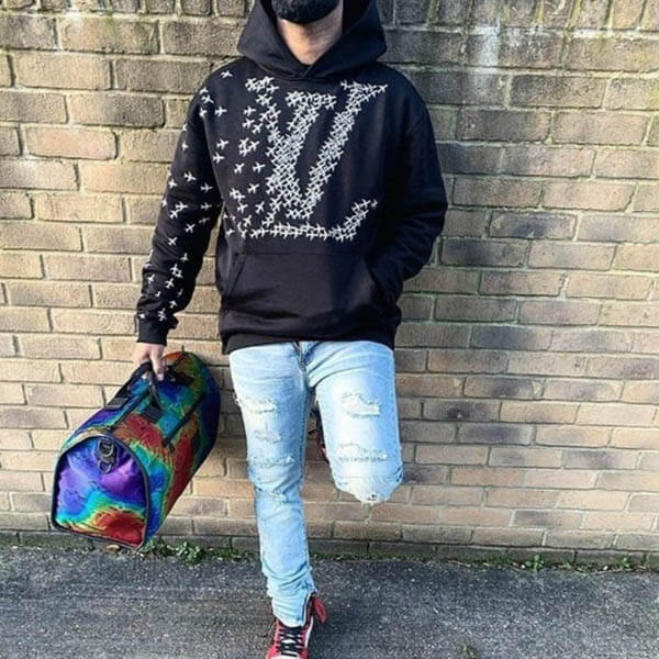 ルイヴィトン パーカー コピー LV 希少☆ PLANES PRINTED HOODIE 1A5WAX1A5WAY