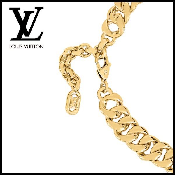 即日発送★ルイヴィトン アクセントに【LV】コリエLVゲット ドレスト M00637