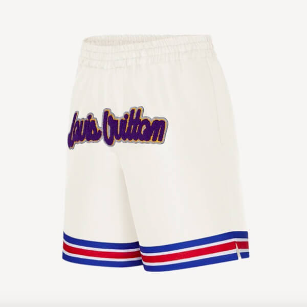 ルイヴィトン ボトムス 偽物《21FW先行★コラボ》LVxNBA バスケットボール ショートパンツ 1A90T5