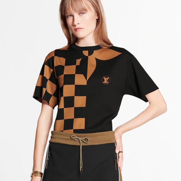 LVルイヴィトン Tシャツ コピー グラフィックコットンジャージT1A8LA5