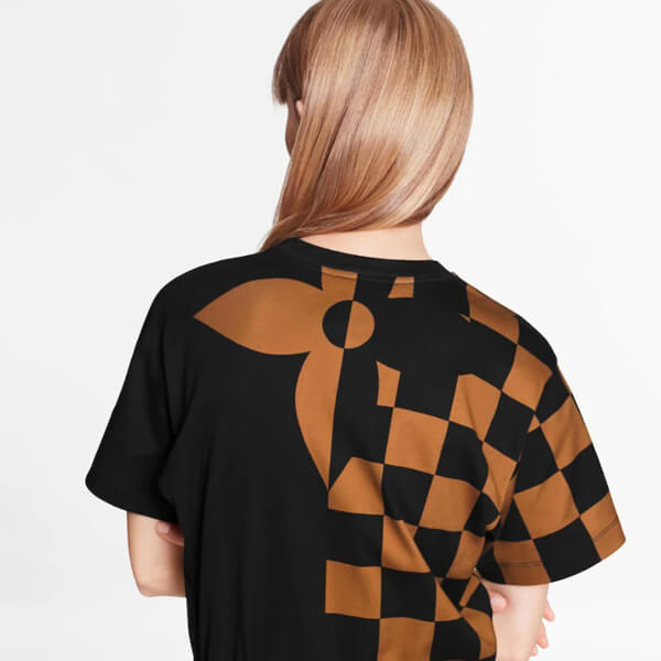 LVルイヴィトン Tシャツ コピー グラフィックコットンジャージT1A8LA5