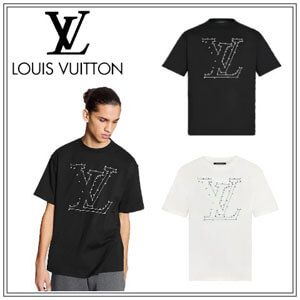 2021SS ルイヴィトン Tシャツ コピー ステッチプリント1A7X55