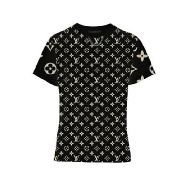 【新作】ルイヴィトン Tシャツ パロディ モノグラム Tシャツ 着やすい レディース 1A93J2