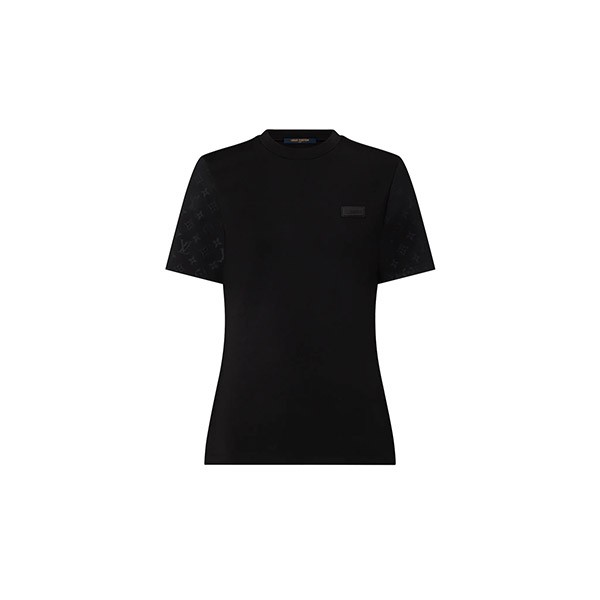 【人気商品】☆ヴィトン☆エンボスドモノグラムスリーブTシャツ 偽物 / シックでカジュアル 1AAB27