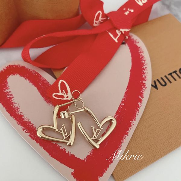 21FW ルイヴィトン ピアス コピー FALL IN LOVEシリーズ ハート PM ピアス M00463 完売人気☆上品超限定