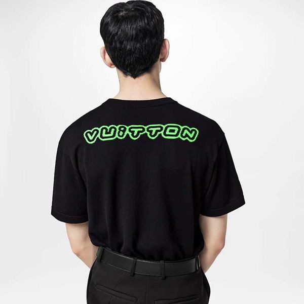 早い者勝ち★​ルイヴィトン LV 1854 グラフィックニットTシャツ 偽物 1AAGO2