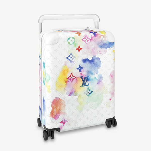 ルイヴィトン スーツケース コピー マルチカラー LV ウォーターカラー WATERCOLOR☆ホライゾン55トロリー M20437