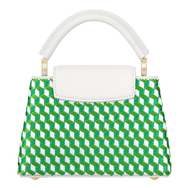 新作【すぐ届く】ルイヴィトン ハンドバッグ 偽物カプシーヌ 刺繍M59879