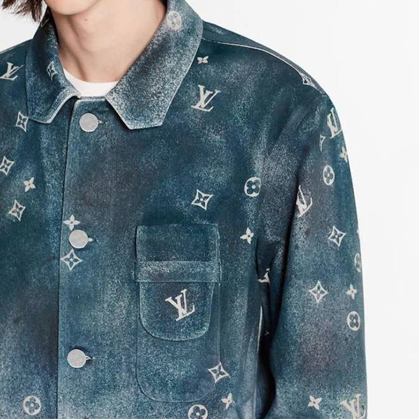ルイヴィトン服コピー 超入手困難 ​デニムシャツ LVメンズ モノグラム 1A5VYS