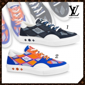 ルイヴィトン LV オリライン リシュリュー スニーカー 偽物 2色 1AAHRJ