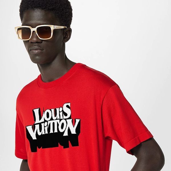【累積売上額TOP10】ルイヴィトン グラフィック ニットTシャツ 偽物 1AATP6