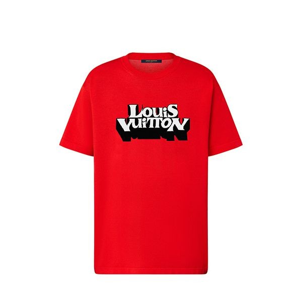 【累積売上額TOP10】ルイヴィトン グラフィック ニットTシャツ 偽物 1AATP6