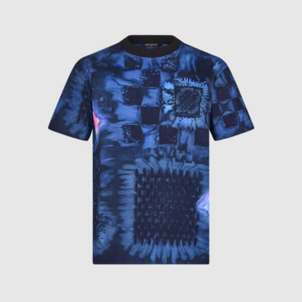 【21FW】ルイヴィトン Tシャツ 偽物 日本先行 ソルトプリントTシャツ 1A8X1N